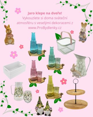Jaro a Velikonoce jsou za rohem a my jsme připraveni! 🐣🌸 V e-shopu ProBydlenky.cz najdete všechno, co potřebujete pro...
